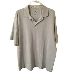 Pro Tour Cool Play Large Short Sleeve Golf Polo Shirt In a Light Grayish Blue